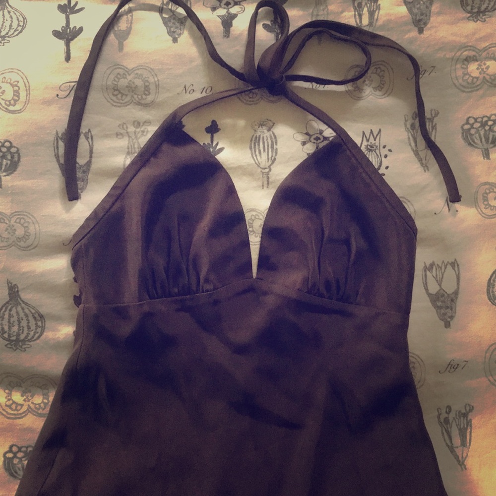 Jcrew halter dress.